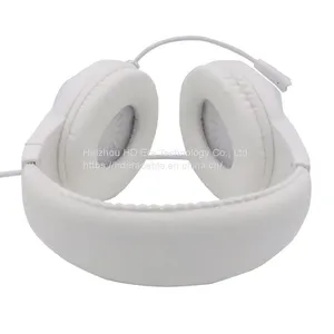 Hdera 3.5mm Language Lab Headset Headphone White Wired Headphones Noise Cancelling Headphones HD806 thumbnail-2
