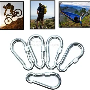304/316 Stainless Steel Carabiner Hook With Lock Nut thumbnail-4