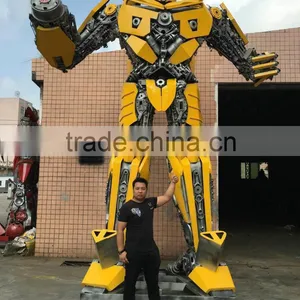 Large Modern Famous Arts Iron Sculpture for Outdoor Decoration 6 Meters High Bumblebee thumbnail-1