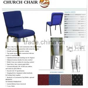 Hot Sale Useding Chair for Church , Cheap Modern Chair Church thumbnail-3