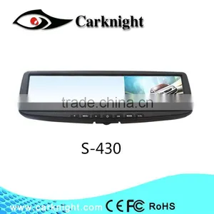 Car Rearview Mirror Car Dedicated DVR With 4.3 Inch HD LCD Display thumbnail-1