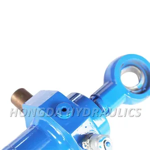 Non-standard Hydraulic Cylinders for Elevators and Freight Lifts, Flange Type Double-ear Telescopic Engineering Hydraulic Cylinders. thumbnail-5