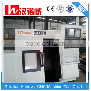 CKX46L Linear Guideway 450mm Dia. Lathe High Quality Cnc Slant Bed Lathe Machine From China Factory Low Cost thumbnail-2