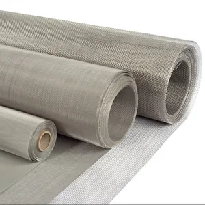 Titanium NetFlatted Titanium Expanded Mesh80 180 400 Mesh 0.05mmPlatinized Titanium Flatten Meshtitanium Wire Mesh thumbnail-1