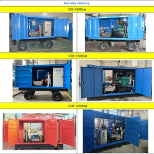 500bar 50-85L/min High Pressure Water Jetting Plunger Pump High Pressure Water Jet Cleaning Machine thumbnail-5
