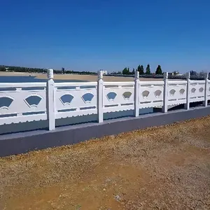 Cement Imitation Wood Guardrails for Gardens, Riversides, and Parks, Antique-style Railings, Imitation Bark Concrete Fences, and New Rural Fences thumbnail-2