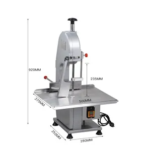 QDMECH Automatic Electric Meat Bone Saw Machine Stainless Steel Frozen Meat Fish Bone Cutting Machine for Restaurant and Butcher Shop thumbnail-5