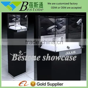Retail Store Interior Design Wood Watch Display Stand thumbnail-1