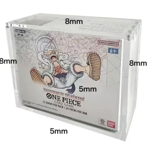 Clear Acrylic Box for Pokemon Booster With Strong Magnetic Closure UV Protected ETB Display Case for Retail for Showcase Use thumbnail-1