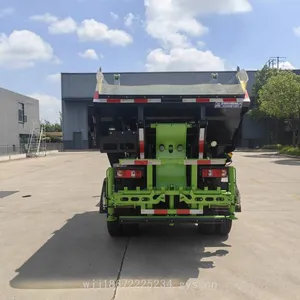 Changan d5 Pure Electric Green - Plated Self - Loading and Unloading Garbage Truck Clw5040zzzbevcdp thumbnail-4