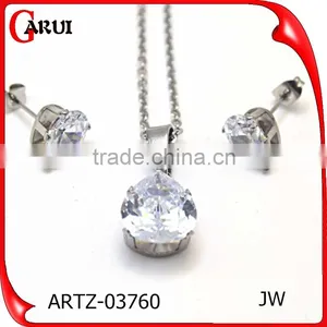 Fashion Jewelry Charm 2016 Fashion Black Crystal Daily Wear Jewelry Set thumbnail-3