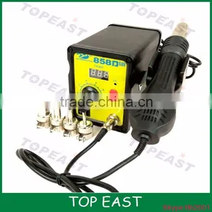 858D LED Digital Air Pump Heat Gun Solder Rework Station Solder Blower Heat Gun thumbnail-1