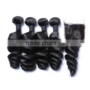 4 Bundles of Virgin Hair Body Wave Malaysian Hair Curl Hair Wavy Hair Ins Tock thumbnail-1