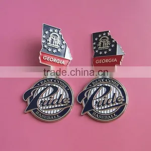 2016 Latest Softball Dangle Metal Baseball Trading Badges thumbnail-1