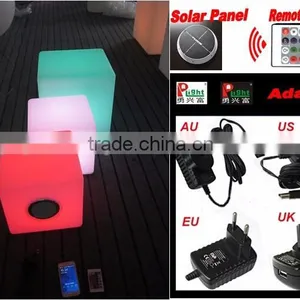 Solar LED Light Cube With Bluetooth Stereo & Remote Control & Solar YXF-4343BS thumbnail-3