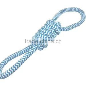 Pet Rubber Toy,pet Toy by Colored Cotton Balls,Colorful Cotton Rope Ball Toys Pet Toys for Dog Chewing thumbnail-1