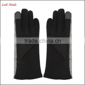 2016 Ladies Woolen Smart Gloves for Wholesale With Polyester Lining thumbnail-5