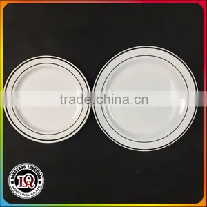 Silver Plastic Disposable Plate thumbnail-1