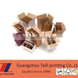 Customized Paper 6 Bottle Wine Box thumbnail-1