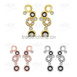 Latest Fashion Jewelry 925 Silver Earrings thumbnail-1
