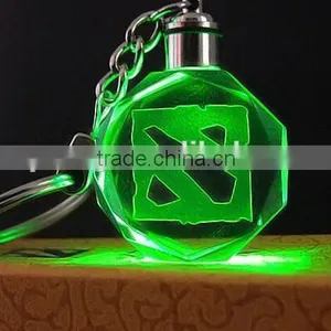 High Quality Crystal Dota 2 Promotional Key Chain Motorycycle KeyChain thumbnail-3