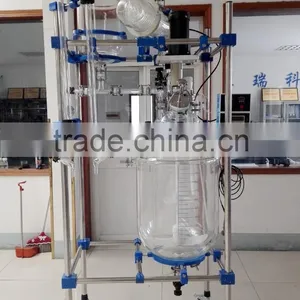 100L Customized Glass Reactor for Distillation and Reflux thumbnail-2