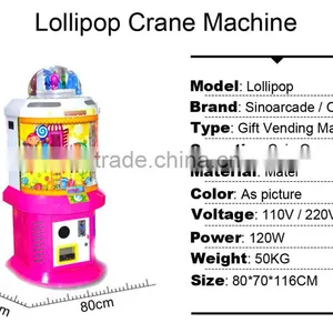 Sinoarcade Candy Machine Lollipop Clawing Crane Machine Gift Vending Simulator thumbnail-6