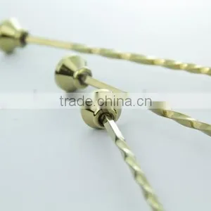 Gold Plating Stainless Steel Cocktail Stirrer Spoon thumbnail-3