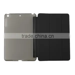 Ultra Slim Tri-Fold PU Leather Case With Crystal Hard Back Smart Stand Case Cover for IPad Mini 1 2 3 7.9" Tablet Flip Cover thumbnail-3
