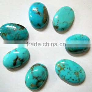 RARE Natural Persian Iran Turquoise Gemstone Cabochons thumbnail-1