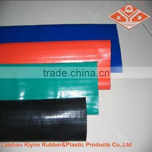 Red/Blue Color PVC Layflat Hose With Camlock Fittings C+E, China thumbnail-1
