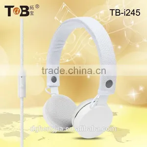 2015 Comsumer Electronics Cute Colorful Slim Fashion Headphone for Girls With Inline Mic thumbnail-4