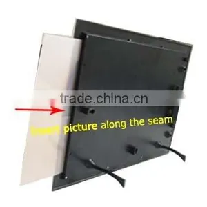 Lighting Photo Frame , Plastic Frame Led Illuminated Acrylic Panel , Cheap Popular Fashion Design Standard A4 Size LED Frame thumbnail-3