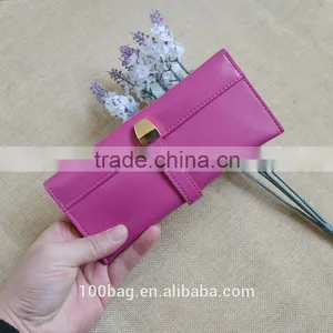 High Quality Long Women Pu Leather Wallet thumbnail-3