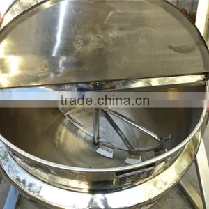 Tiling Gas Heating Jacketed Kettle With Mixer thumbnail-2