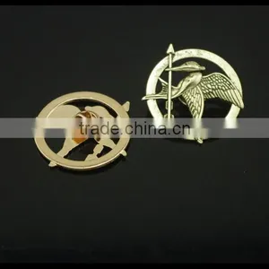 Hunger Game Gold Bird Sweater Clips Cardigan Clips Collar Clips Gold Sweater Guard thumbnail-4