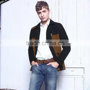 Customized Most Popular Fur Collar Coat Men Jacket thumbnail-1
