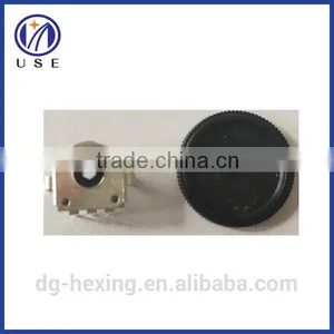 Smd Type 10mm Rotary Encoder With Black Plastic Roller for Volume Control thumbnail-2