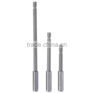 3pcs Magnetic Bit Holder Extensions Tip Bar 3" 4" 6" Quick 1/4" Hex Shank Electric Screwdriver Drill Bis Tools thumbnail-2