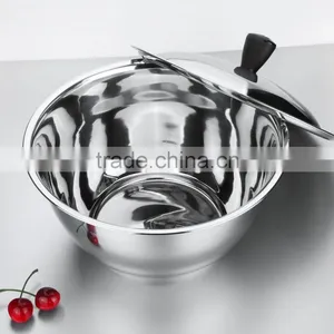Dinnerware Heat Resistant Stainless Steel Bowl With Lid as Seen on tv thumbnail-4