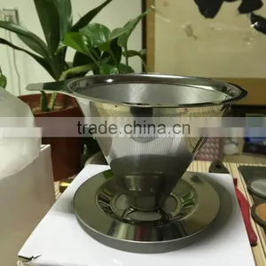 Stainless Steel Coffee Filter With Pour Over Coffee Stand thumbnail-4