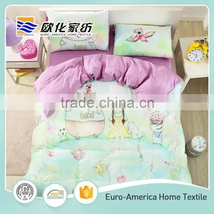 Supplier Colorful Home Bed Sheet Bedding Comforter Set Digital Print thumbnail-1