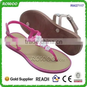 2016 Hot Sale PVC Comfort Ladies Slippers Shoes and Sandals thumbnail-1