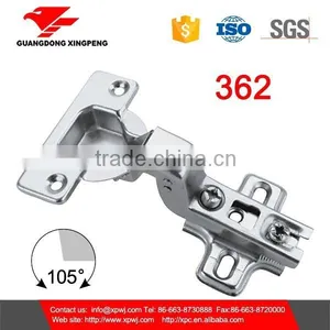 362 China Hardware Factory Past ISO9001:2008 System 11.5mm Depth New Mirror Cabinet Door Hinge thumbnail-3