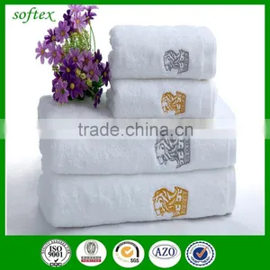 100% Cotton 5 Star Hotel Towel, White Color Hotel Bath Towel,low Cost With Embroidery thumbnail-1
