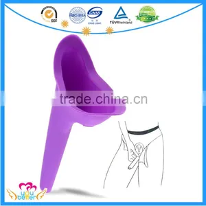Portable Travel Female Urine Funnel Easy Lady Urinals Soft Silicone Standing Urinals Women Urine Funnel thumbnail-1