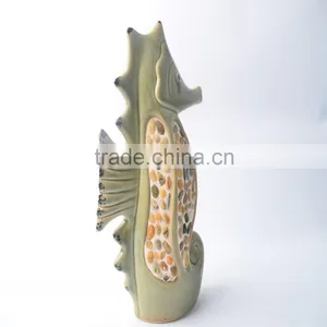 Ceramic Decoration Sea Horse Statue thumbnail-2