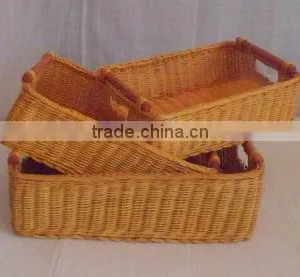 Woven Full Rattan Bread Basket thumbnail-5