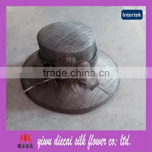 Best Selling European Popular Millinery Sinamay Hats thumbnail-2