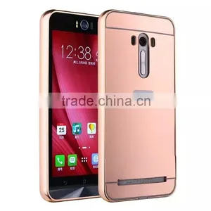 Hot Sale For Asus Zenfone 5 ZE551ML ZE500KL ZE550KL ZD551KL Aluminum Alloy Frame Mirror Acrylic Plastic Back Cover Case thumbnail-3